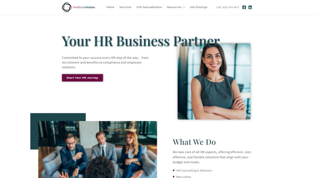 HR & Recruiting Agency Web Design