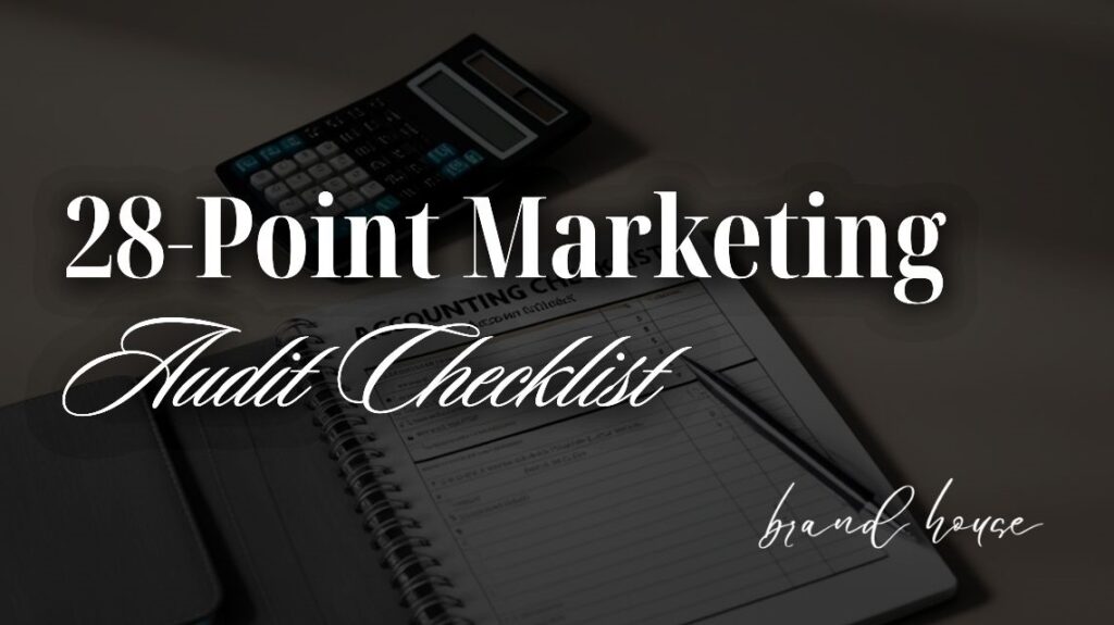 28-Point Marketing Audit Checklist Banner Image