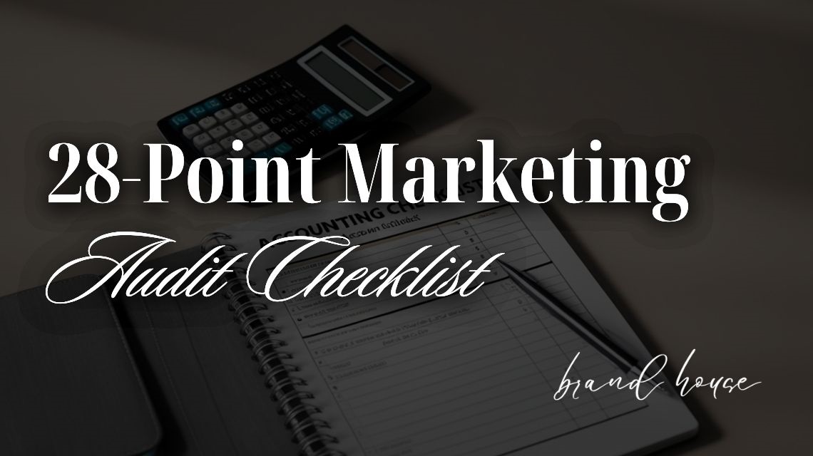 28-Point Marketing Audit Checklist Banner Image